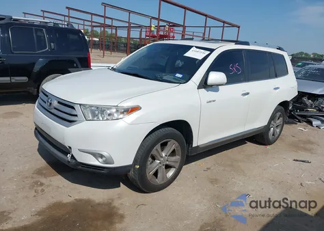 2013 Toyota Highlander Limited V6 из США, поврежденный, VIN 5TDDK3EH6DS207829